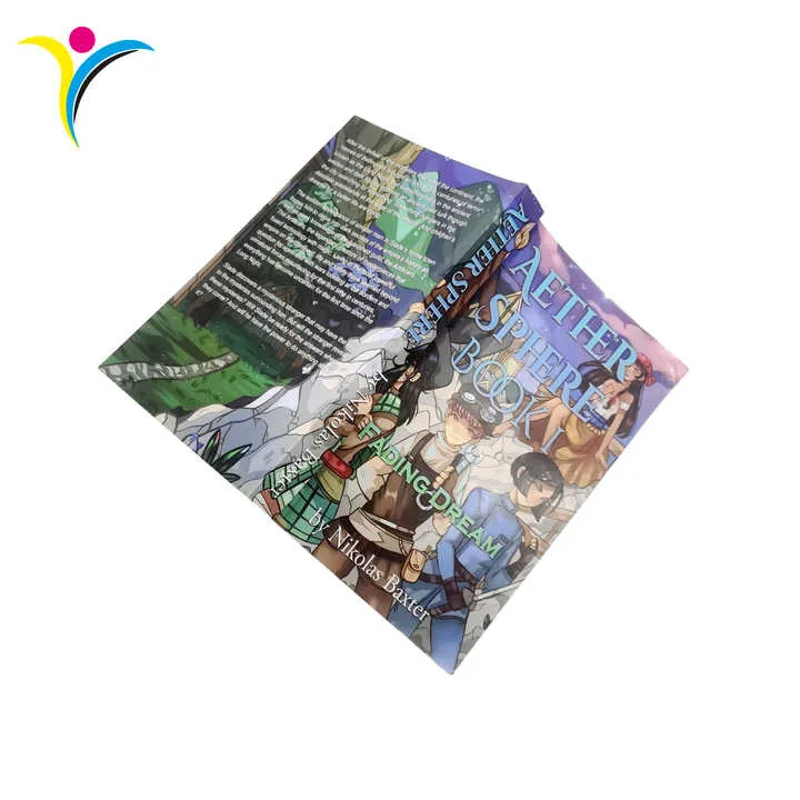 طباعة كتب روايات مخصصة في الخارج، طباعة غلاف ورقي بالأبيض والأسود Overseas Custom Novel Books Print Black and White Novel Softcover Printing