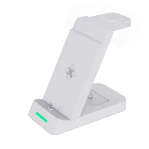 18W 3 In 1 Wireless Charger Stand For Iphone & Apple Watch