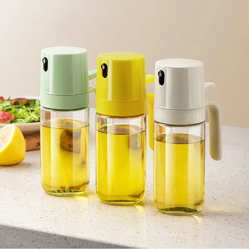 250ml Oil Spray Bottle Glass Dispensers for Barbecue Air Frying Pan Camping Soy Sauce Vinegar Olive Oil Sprayer Mister