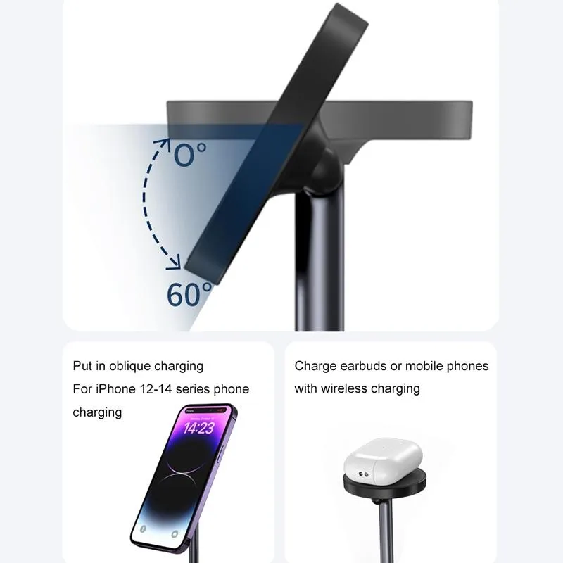 3 In 1 Magnetic Wireless Charger For Iphone & Airpods