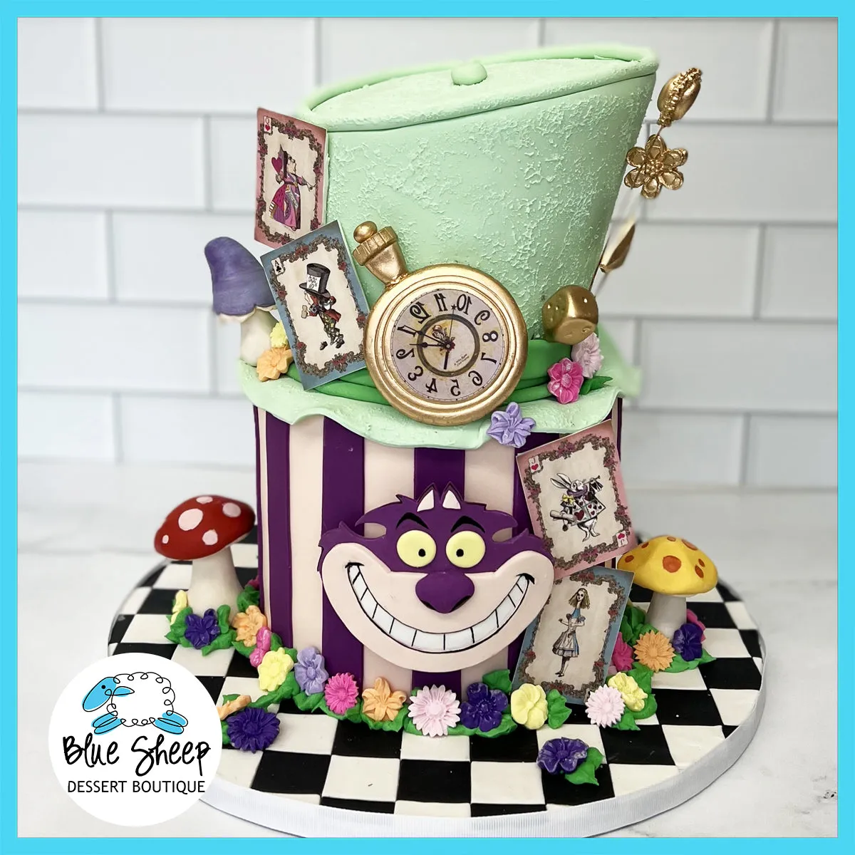 Alice In Wonderland Birthday Cake