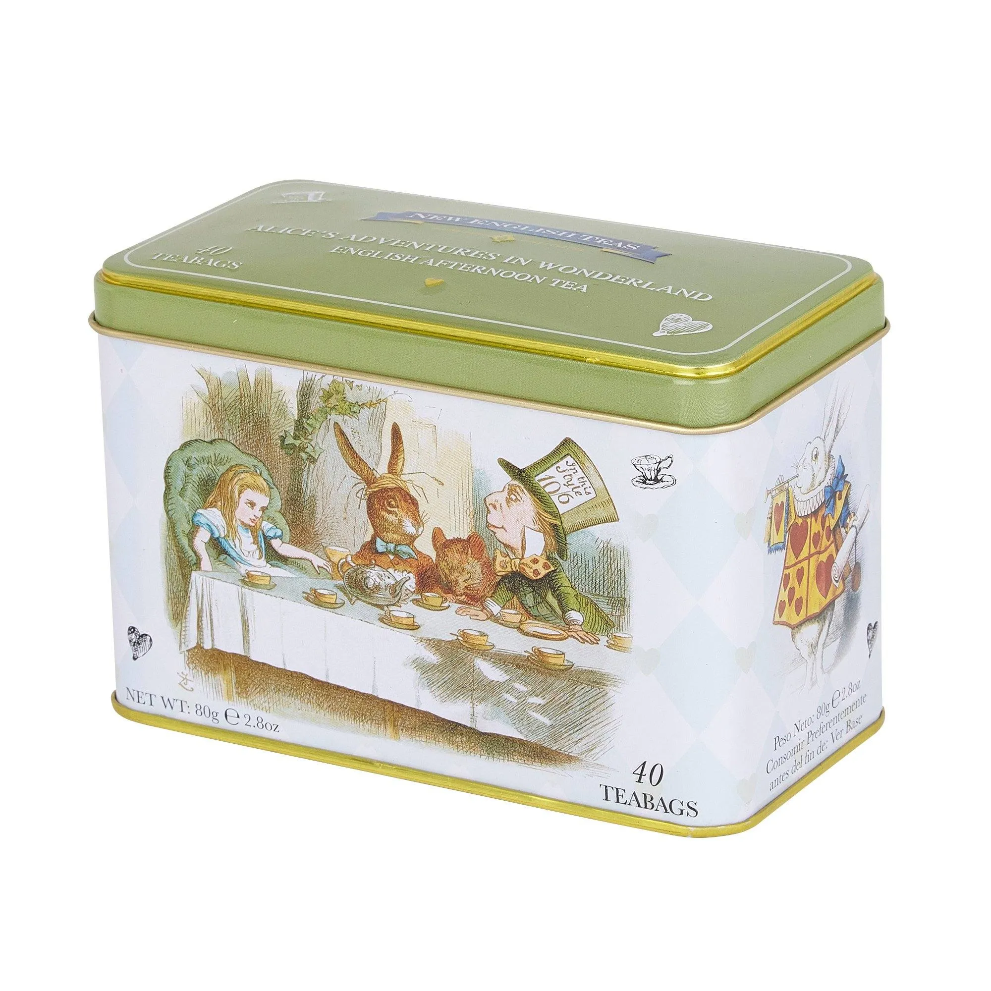 Alice In Wonderland Tea Tin