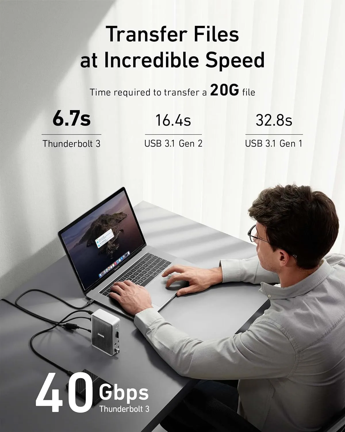 Anker 577 Docking Station (13-in-1, Thunderbolt 3)