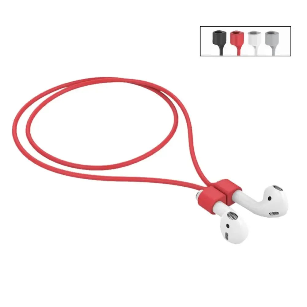 Anti-drop Silicone Anti-lost Lanyard for Apple Airpods 1 2 3 Jbl T225tws Huawei Xiaomi Air Tws Magnetic Cables