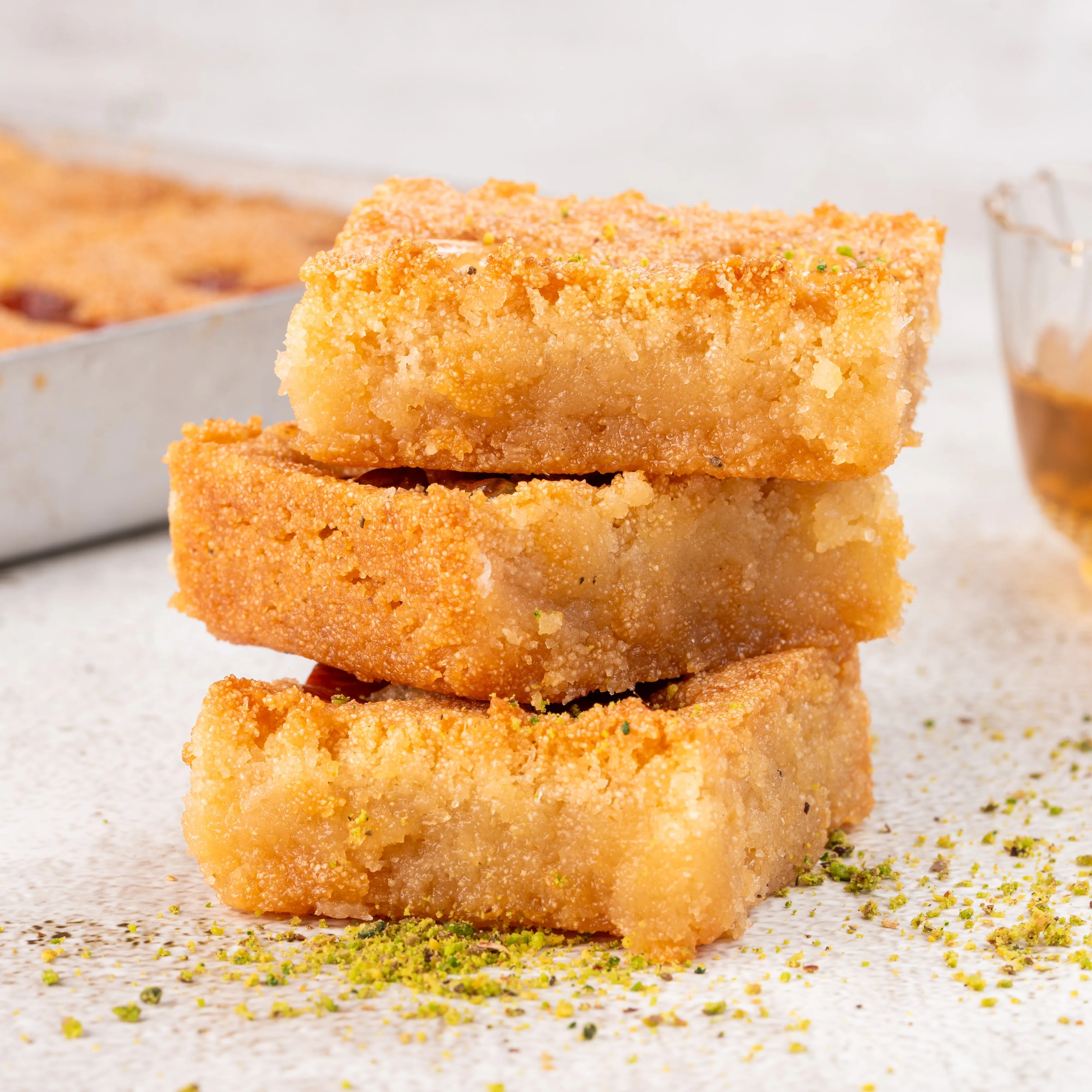 Assorted Basbousa Box (Egyptian Cake) - 300 gm