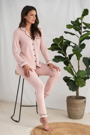 Bamboo Pyjama Set in Pink