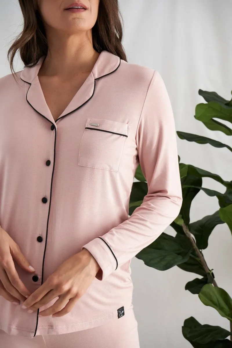 Bamboo Pyjama Set in Pink