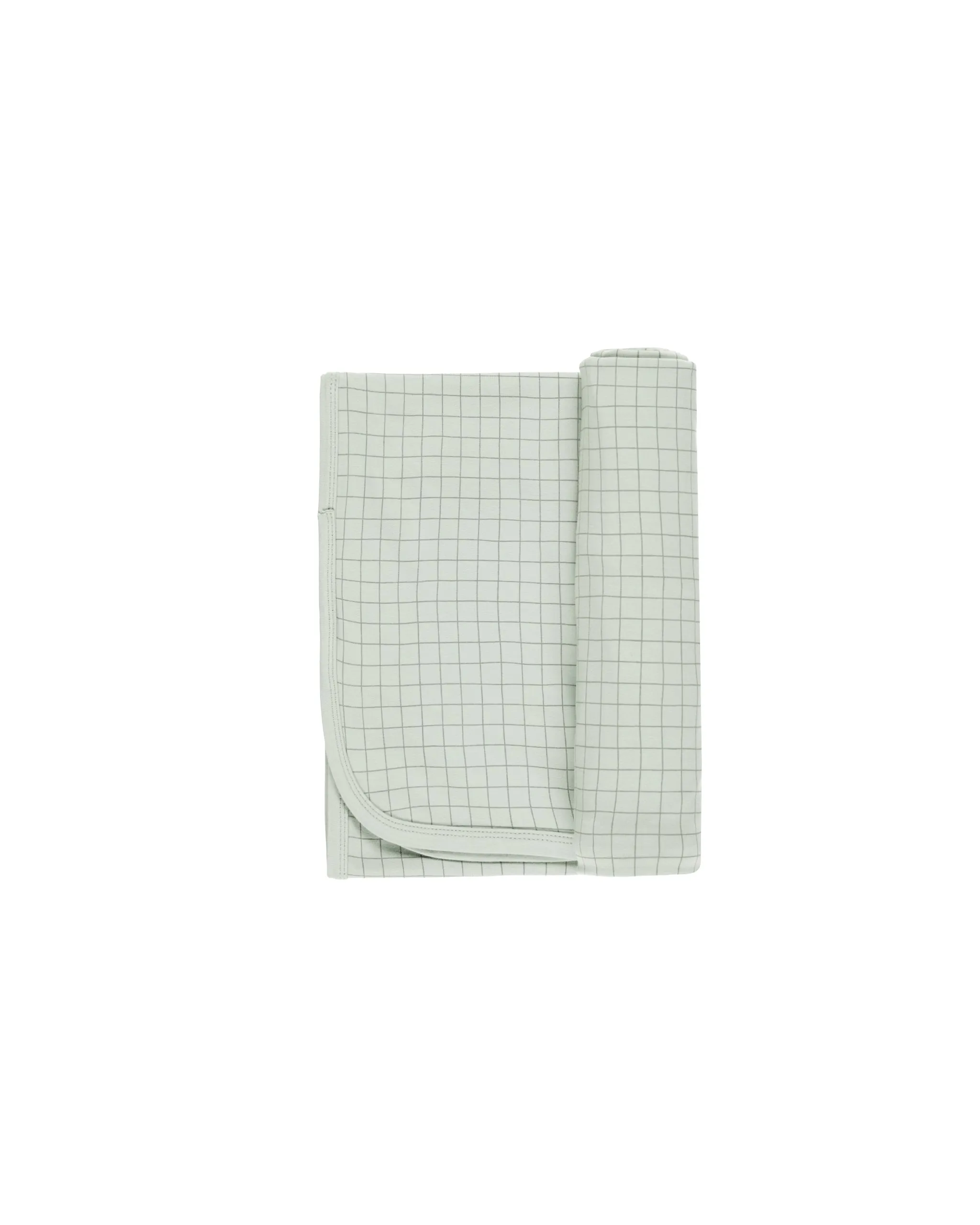 Bamboo Swaddle, Sage Grid