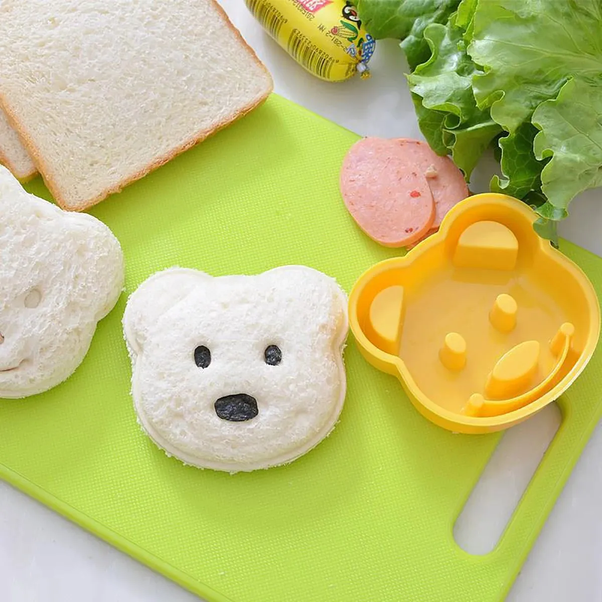 Bear-Shaped Sandwich Cutter