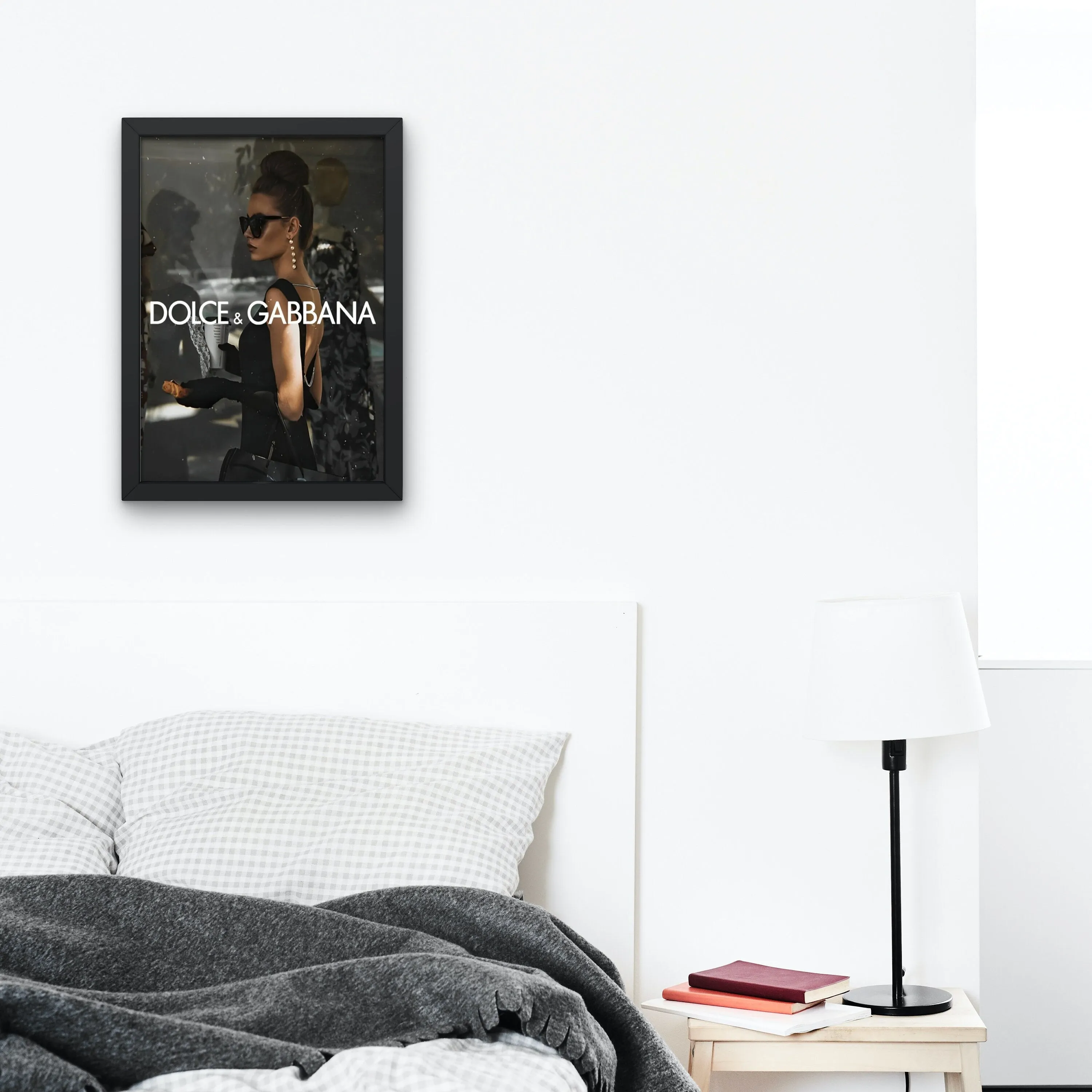Black & Beige Luxury Fashion Poster PRINTABLE ART, Sunglass Fashion Lady, Hypebeast, Designer Wall Art, Luxury Aesthetic Wall Decor, Chic Glam Decor
