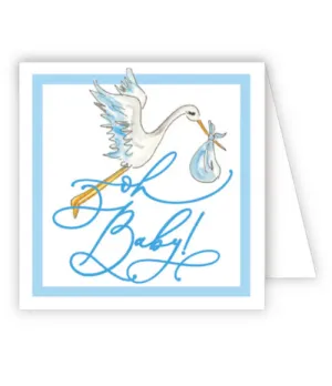 Blue Stork Enclosure Card