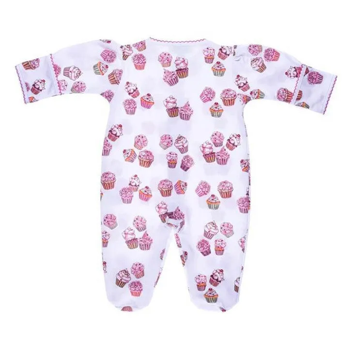 Cup-Cakes Printed Girl Footie