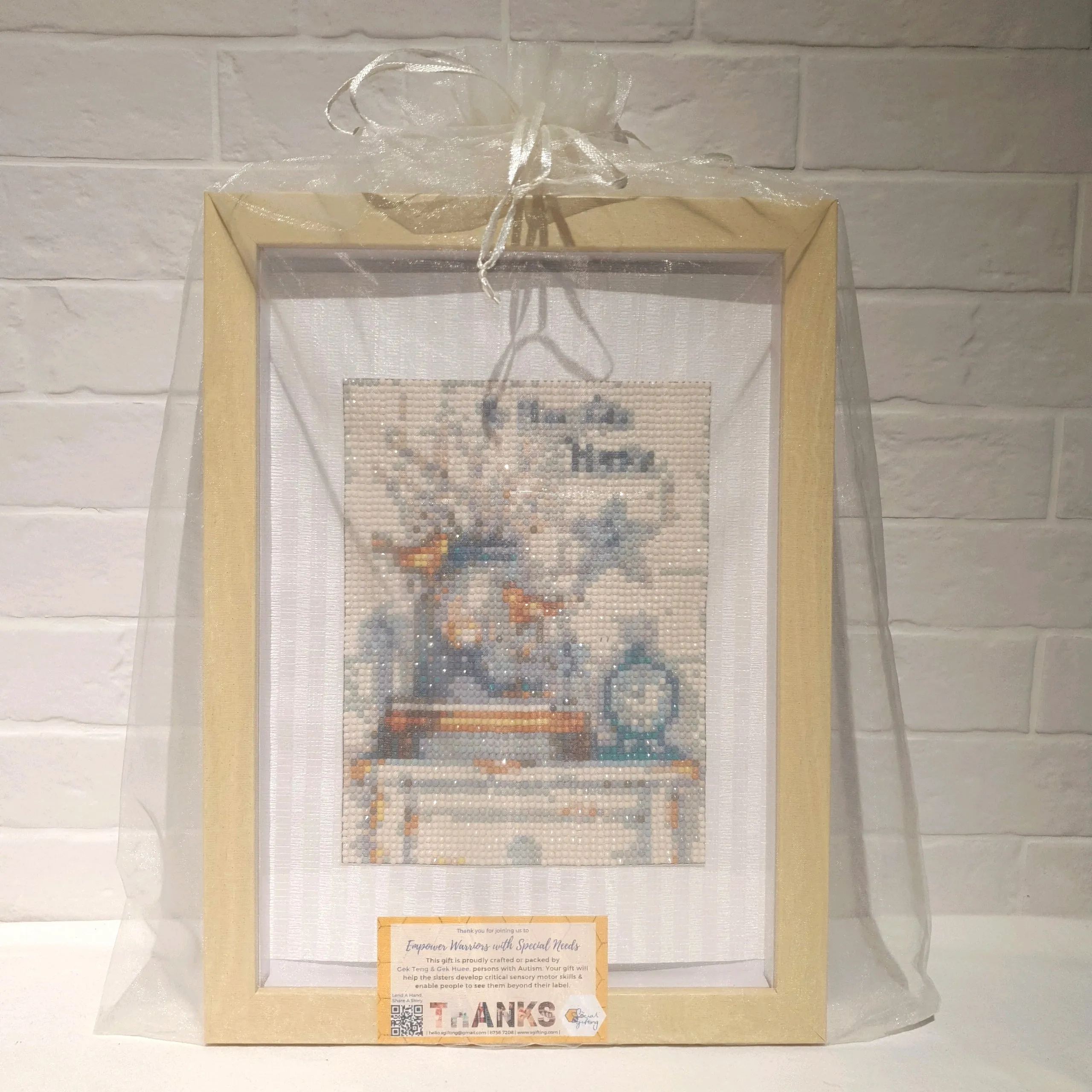 Diamond art with Frame (24 x 33)