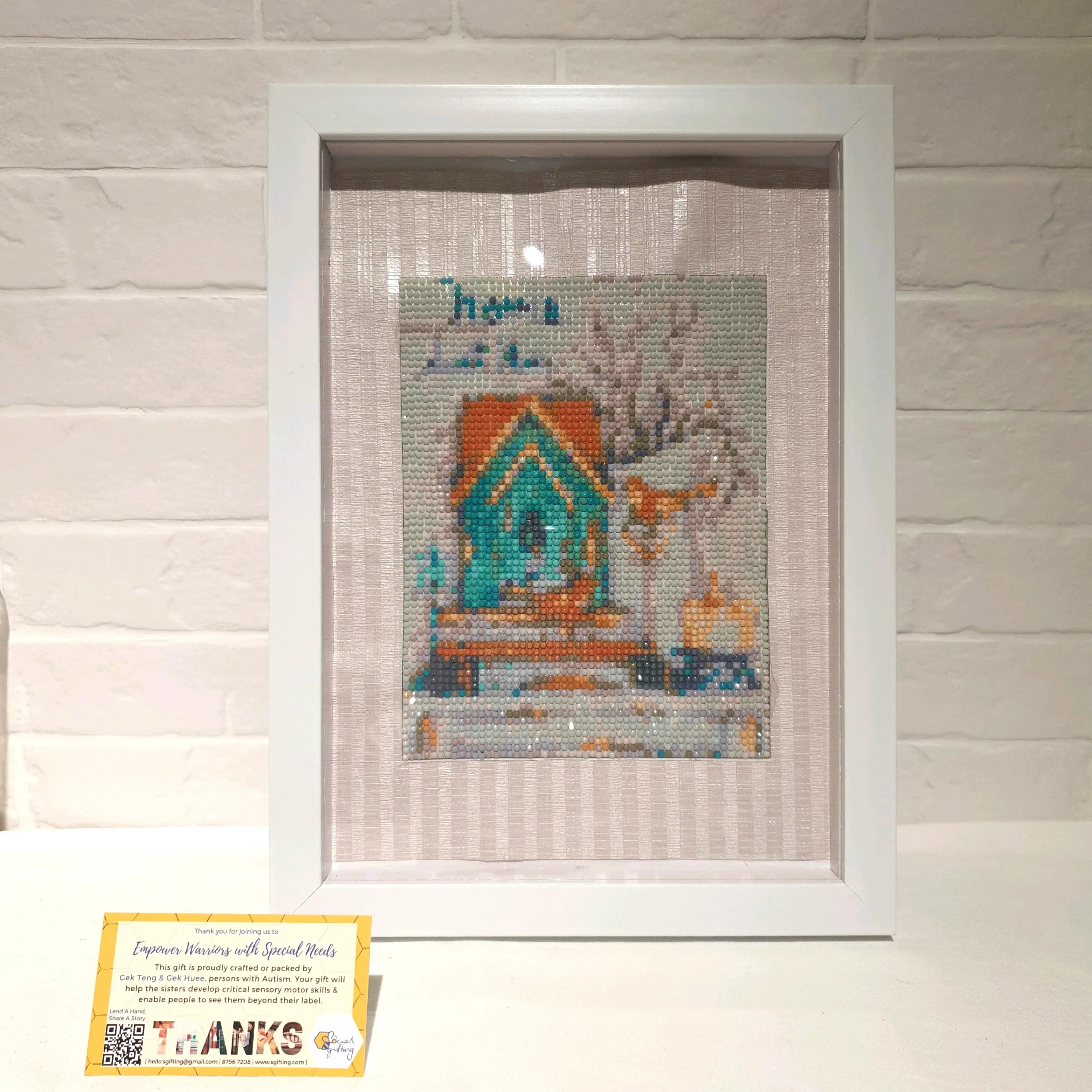 Diamond art with Frame (24 x 33)