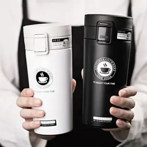 Double Wall 304 Stainless Steel Thermal Mug 0.5L Leak-proof Vacuum Flask for Coffee and Tea Thermal Insulation