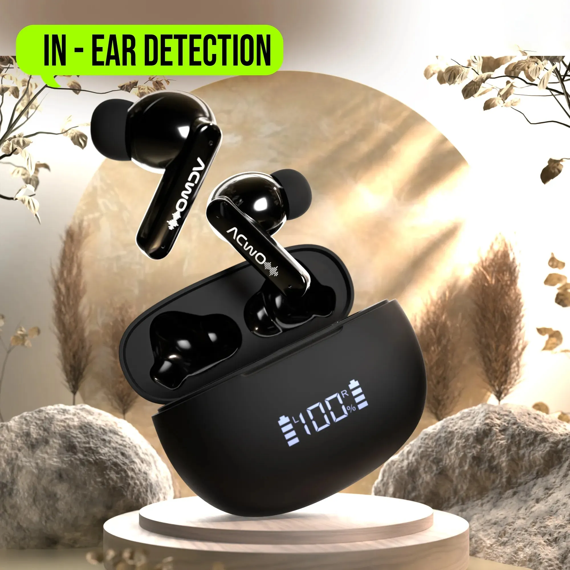 DwOTS 323 Black Earbuds
