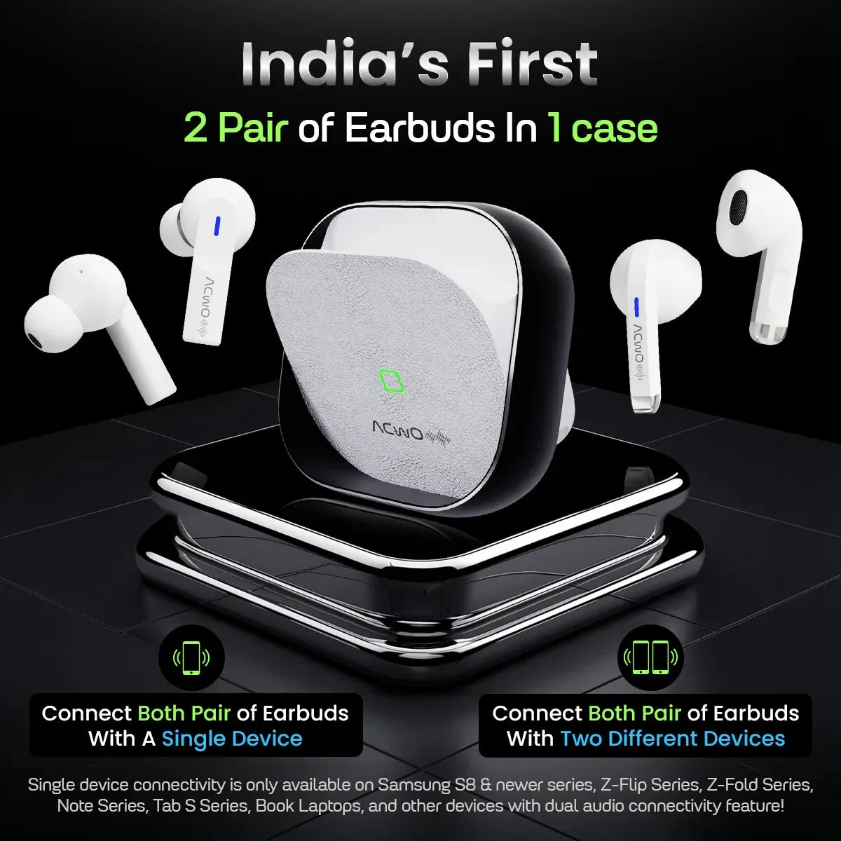 DwOTS Fire : Black Earbuds