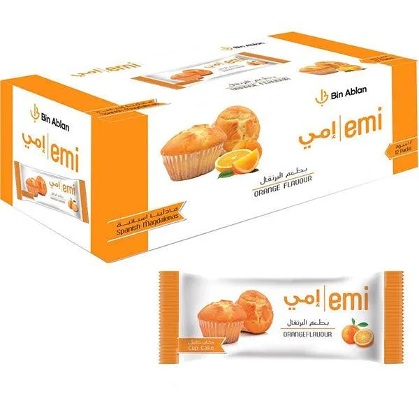 EMI ORANGE FLAVOUR CUP CAKE 55GM