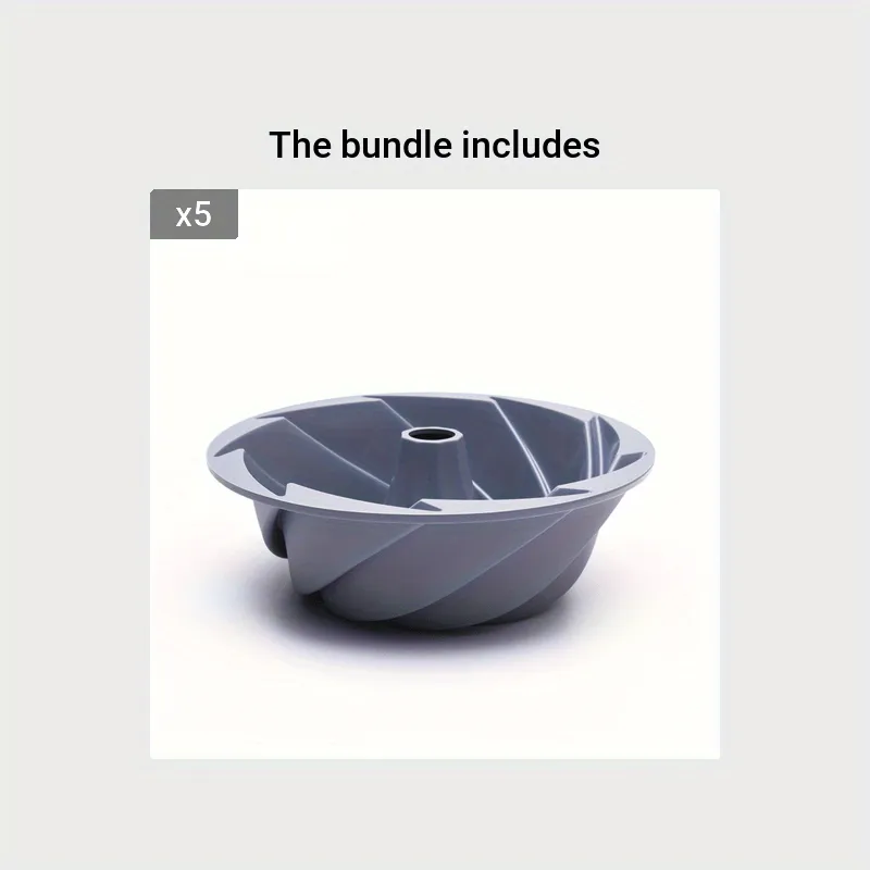 European Grade Silicone Fluted Cake Pan Bake Delectable Delights