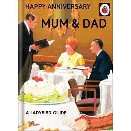 Ladybird Books 'Happy Anniversary Mum & Dad' Card