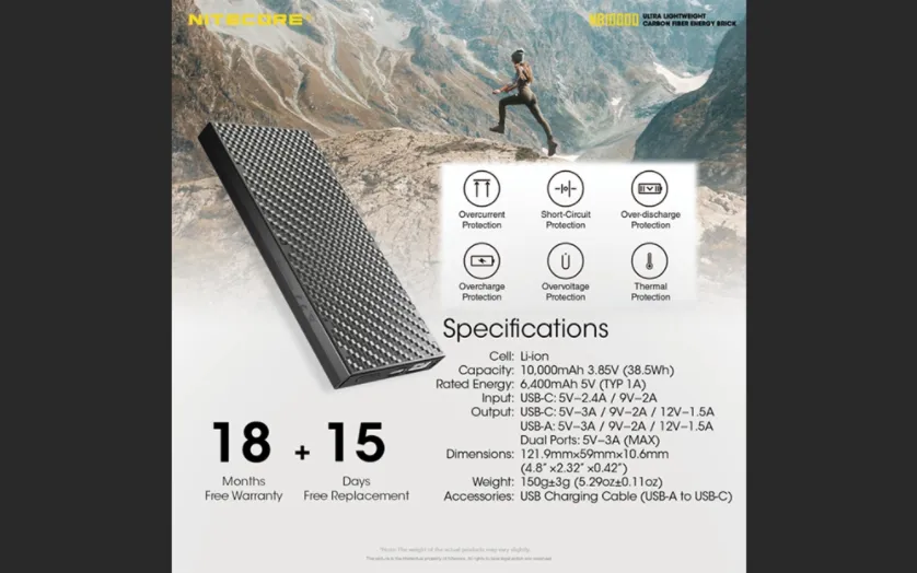 NB20000 Power Bank by Nitecore