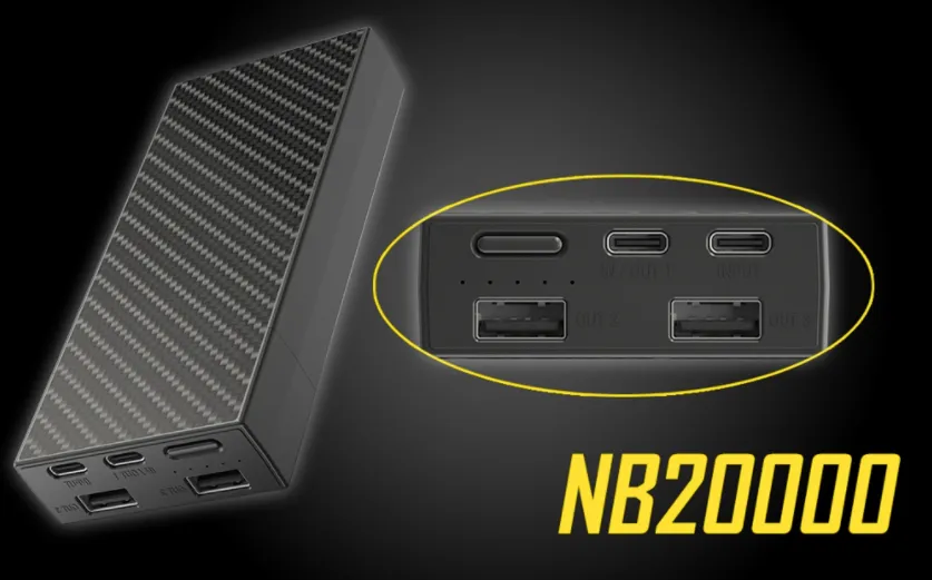NB20000 Power Bank by Nitecore