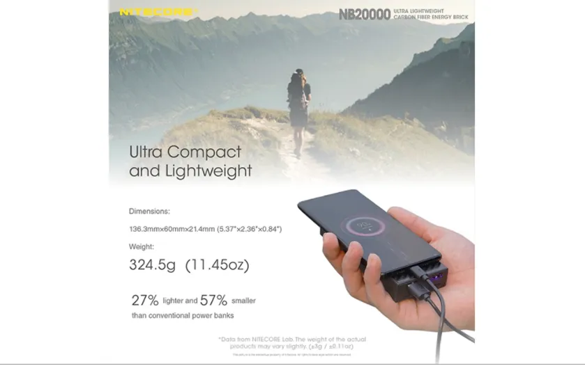 NB20000 Power Bank by Nitecore