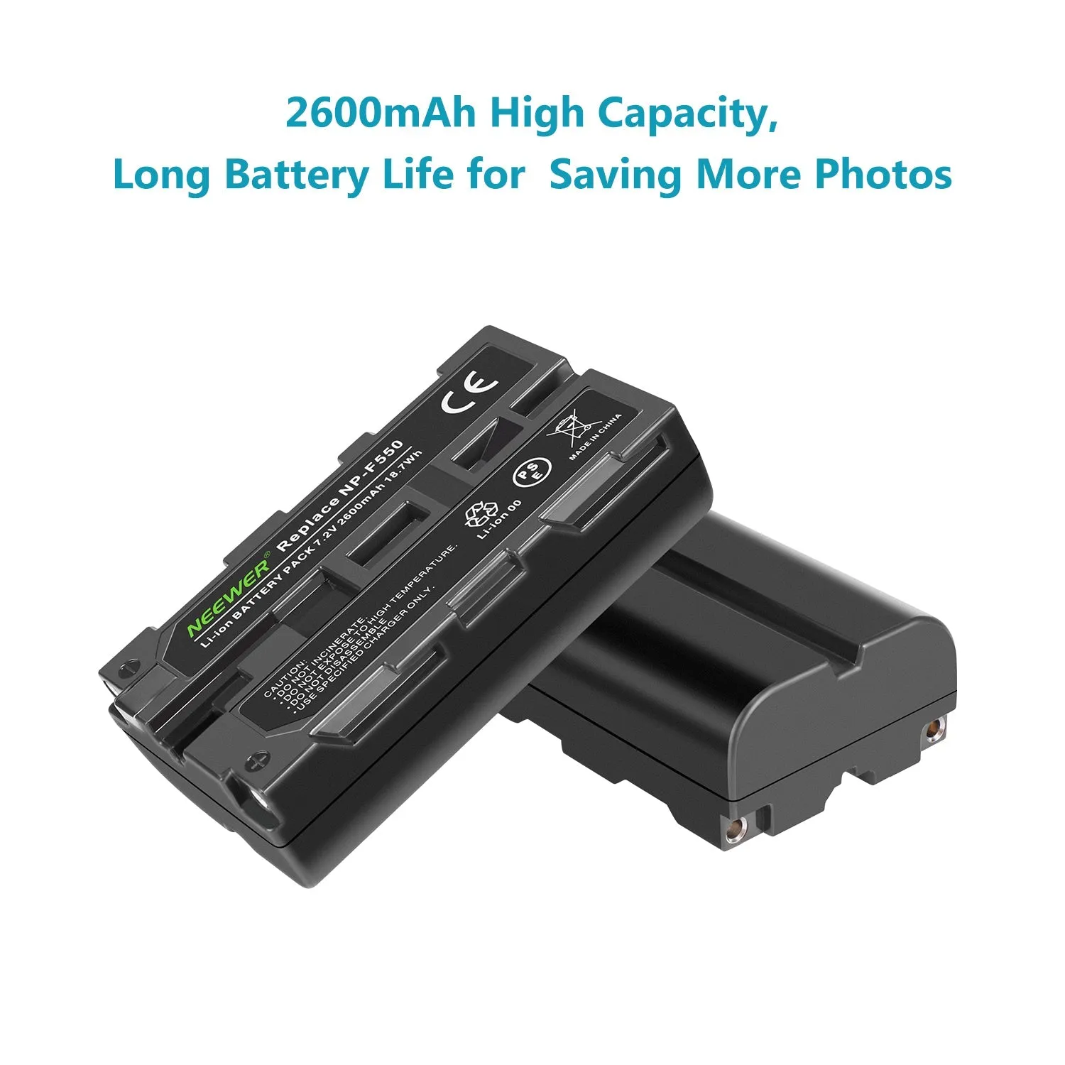 NEEWER NP-F550 Sony Battery Charger Set