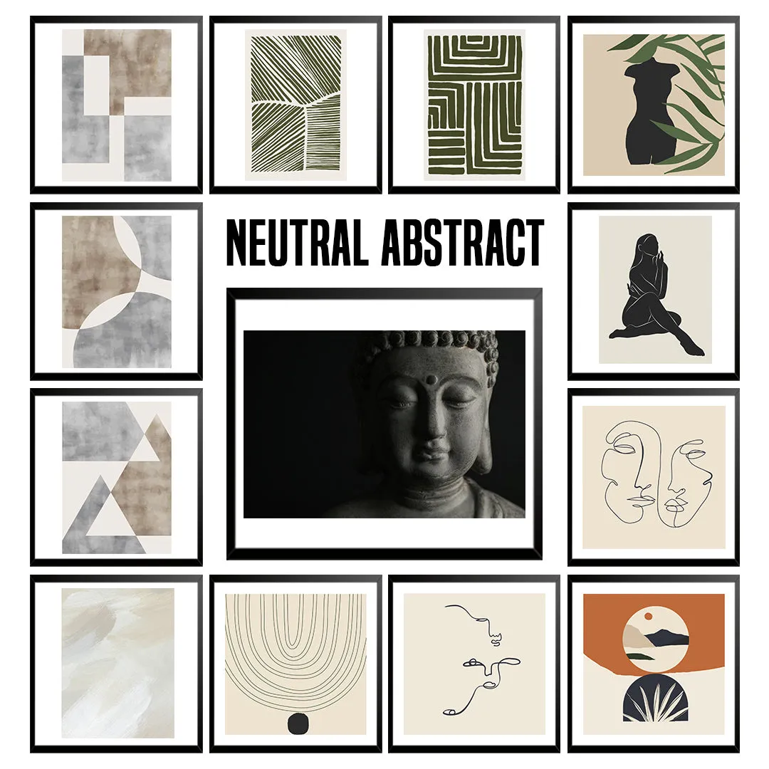 Neutral Circles Custom Art