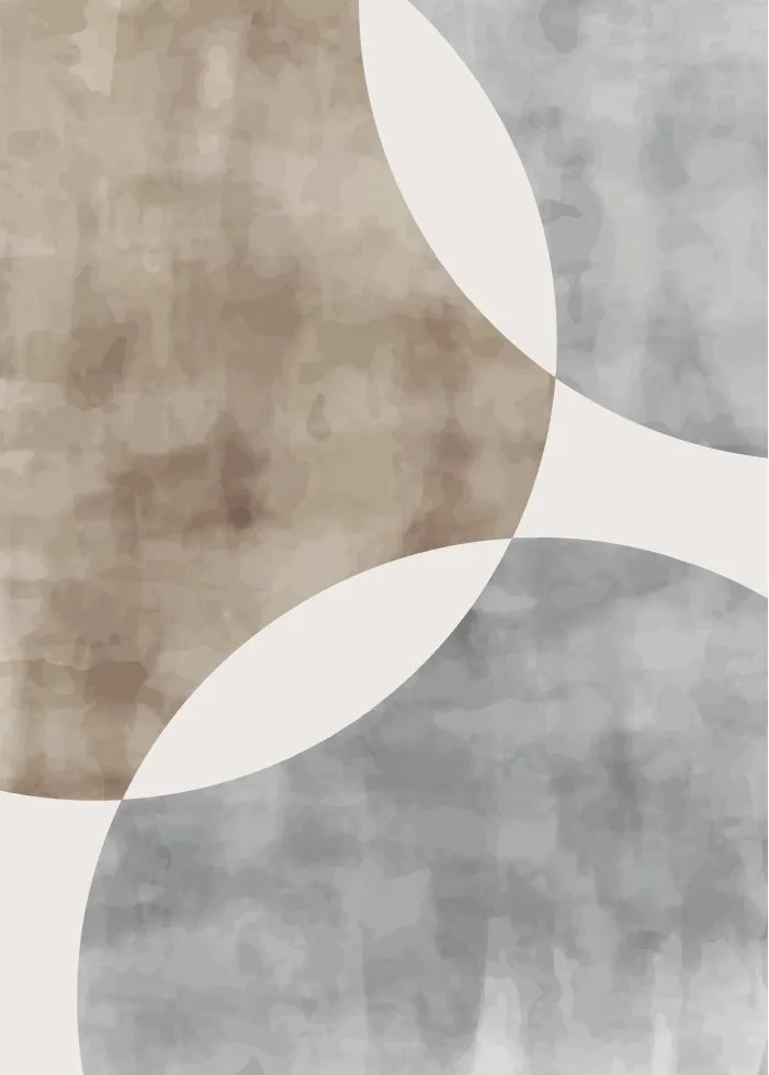 Neutral Circles Custom Art