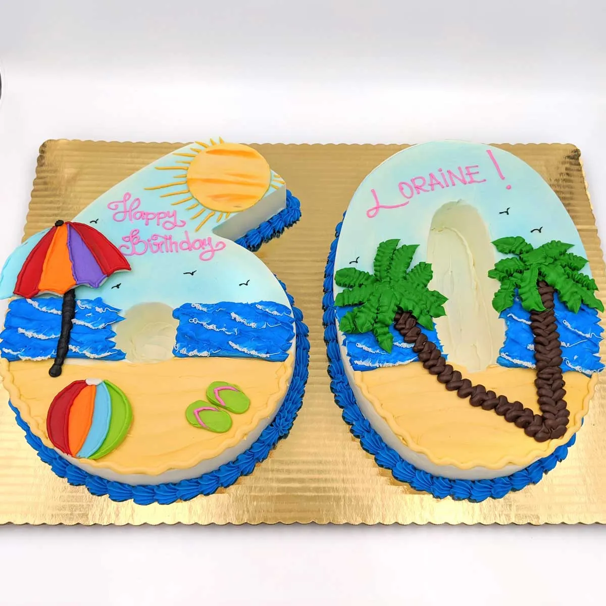 Number 2D: Beach Theme