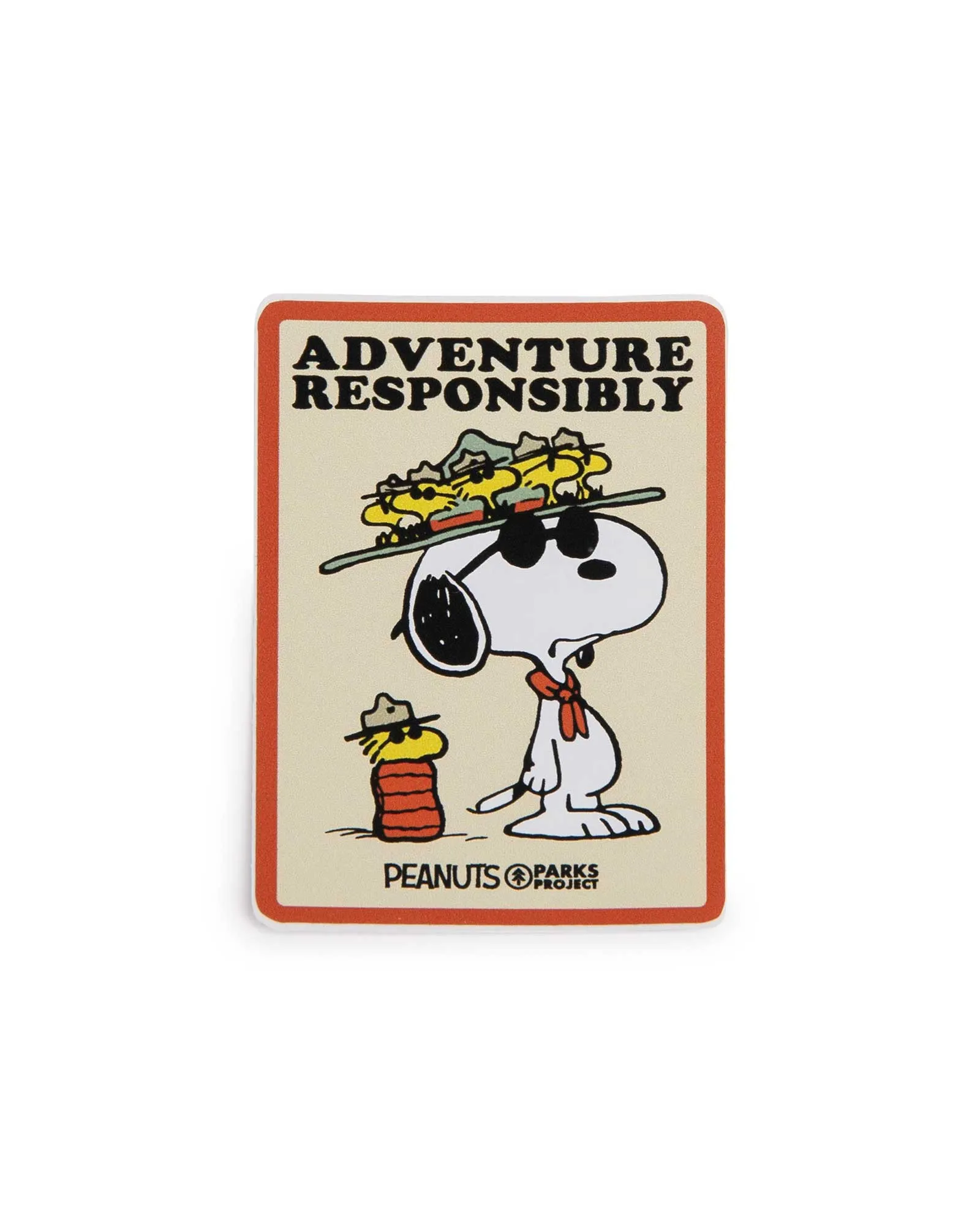 Peanuts x Parks Project Recycled Water Bottle and Sticker Pack