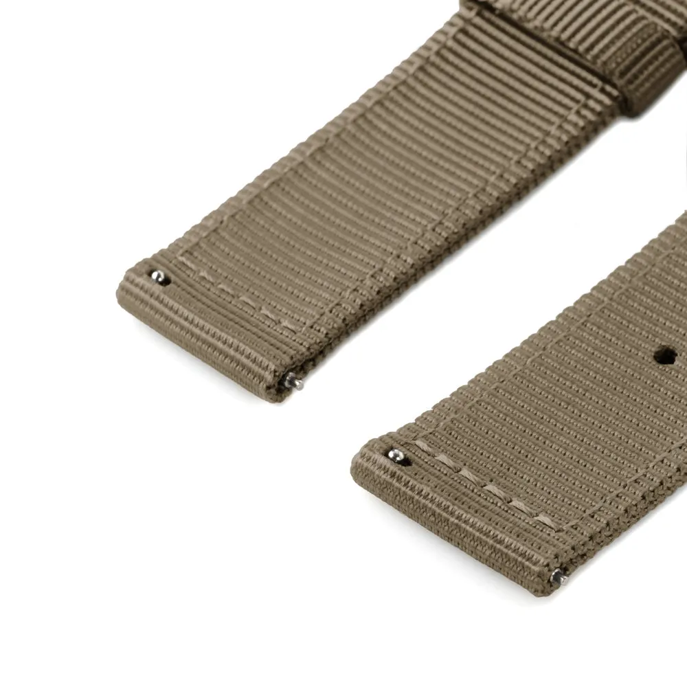 Quick Release Nylon Watch Band - Khaki