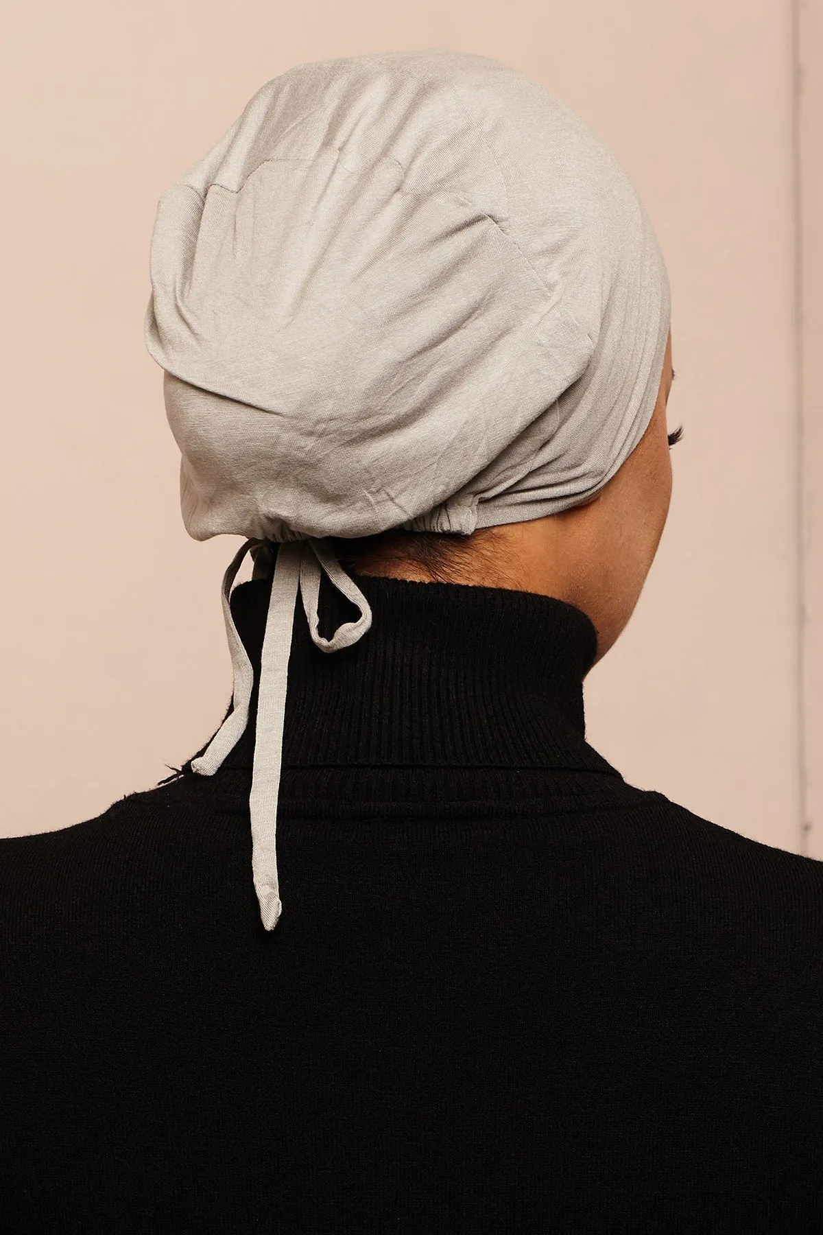 Satin-Blend Rock Oak Bamboo Jersey Hijab Cap