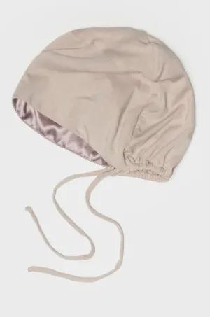 Satin-Blend Rose Bamboo Jersey Hijab Cap
