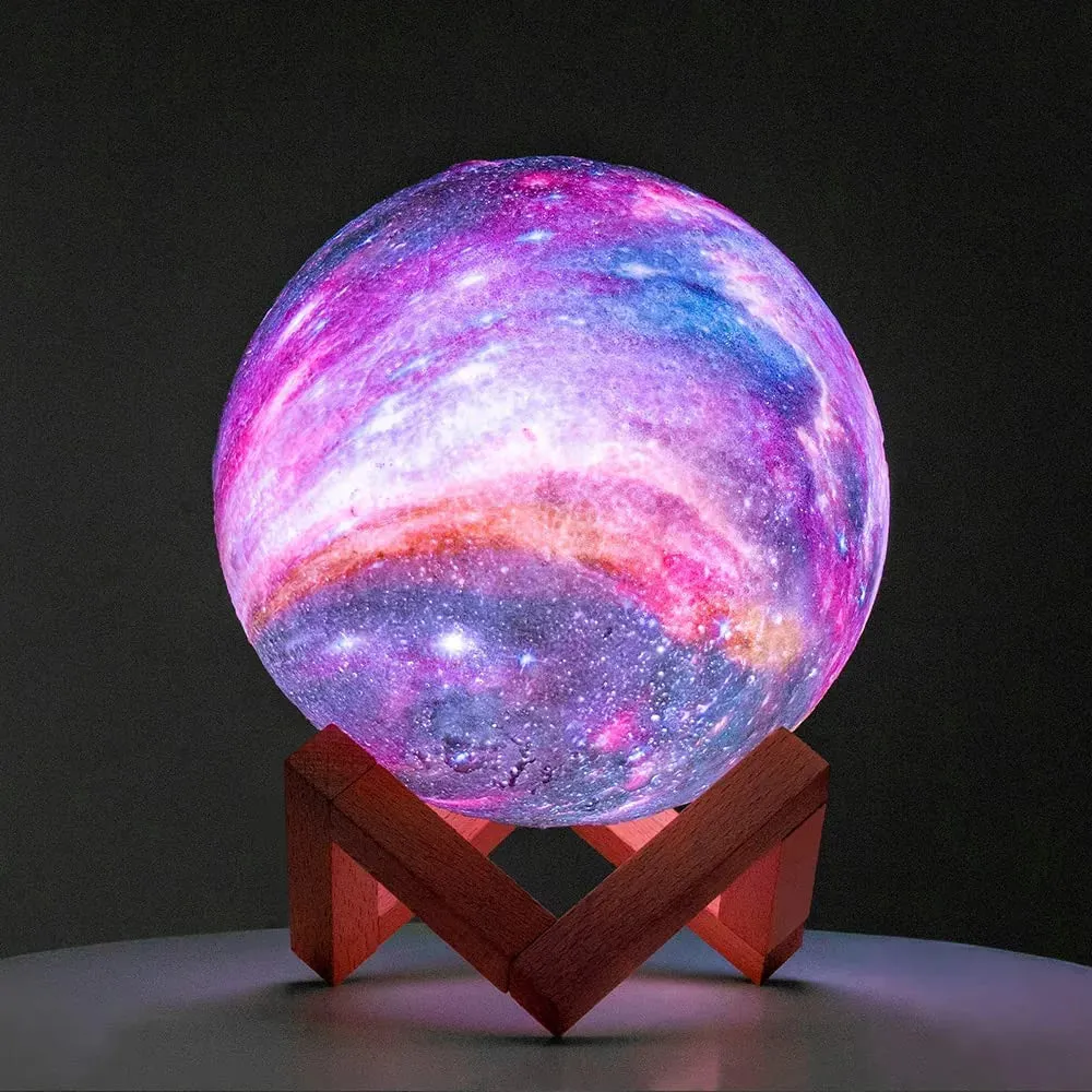 SMAXPlus™ 3D Moon Lamp: LED Galaxy Moon Night Light, Star Lamp