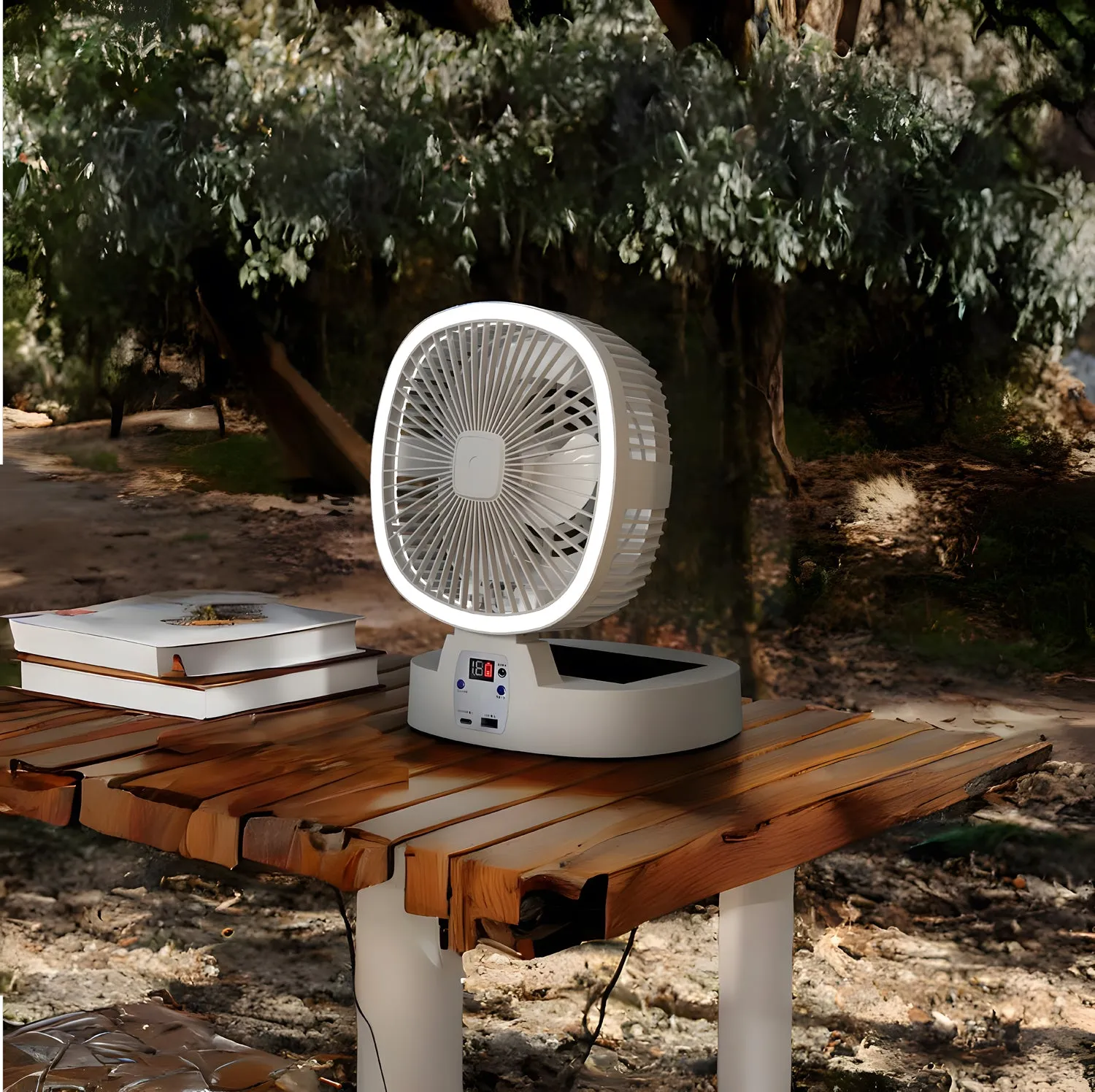 Sun Chill Solar-Powered Portable Fan