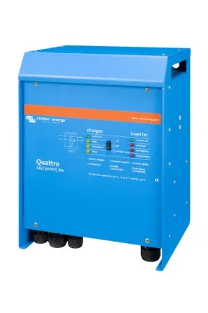 VICTRON QUATTRO INVERTER CHARGER 24/3000/70A - 50A TRANSFER SWITCH